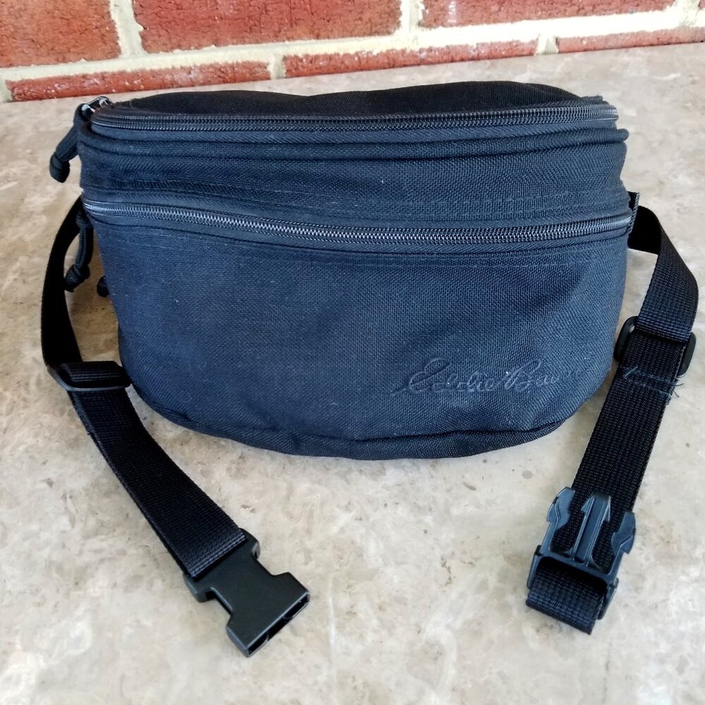 🎉HP🎉 Eddie Bauer Black Waist Pack / Fanny Pack - Picture 7 of 7